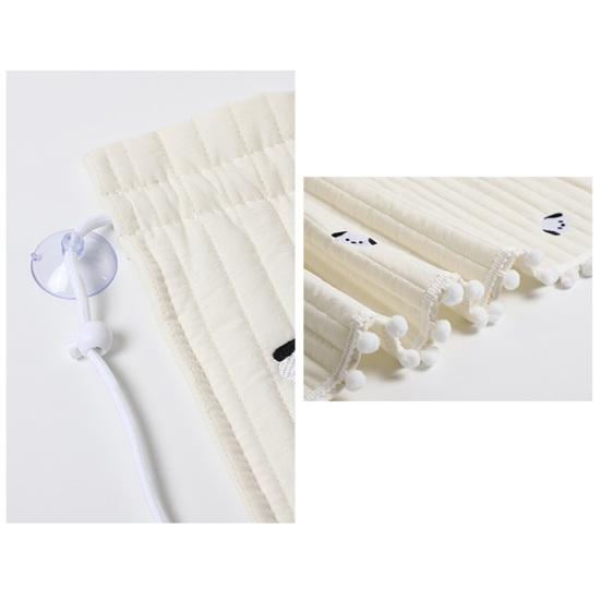 Tenda stampata ecologica Protezione solare Accessori per copertura automatica per finestrino laterale riutilizzabili per auto