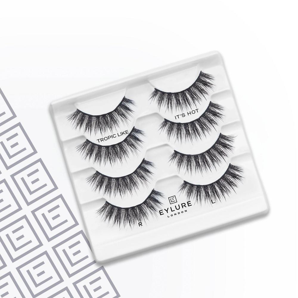 Eylure Jordyn WoodS Tropic Like It S Hot Luxe eyelaSheS Multipack 4 Pair