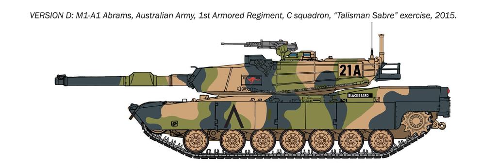 Italeri War Thunder M1A1 Abrams Plastic Model IT35108 1/35 (Tank)