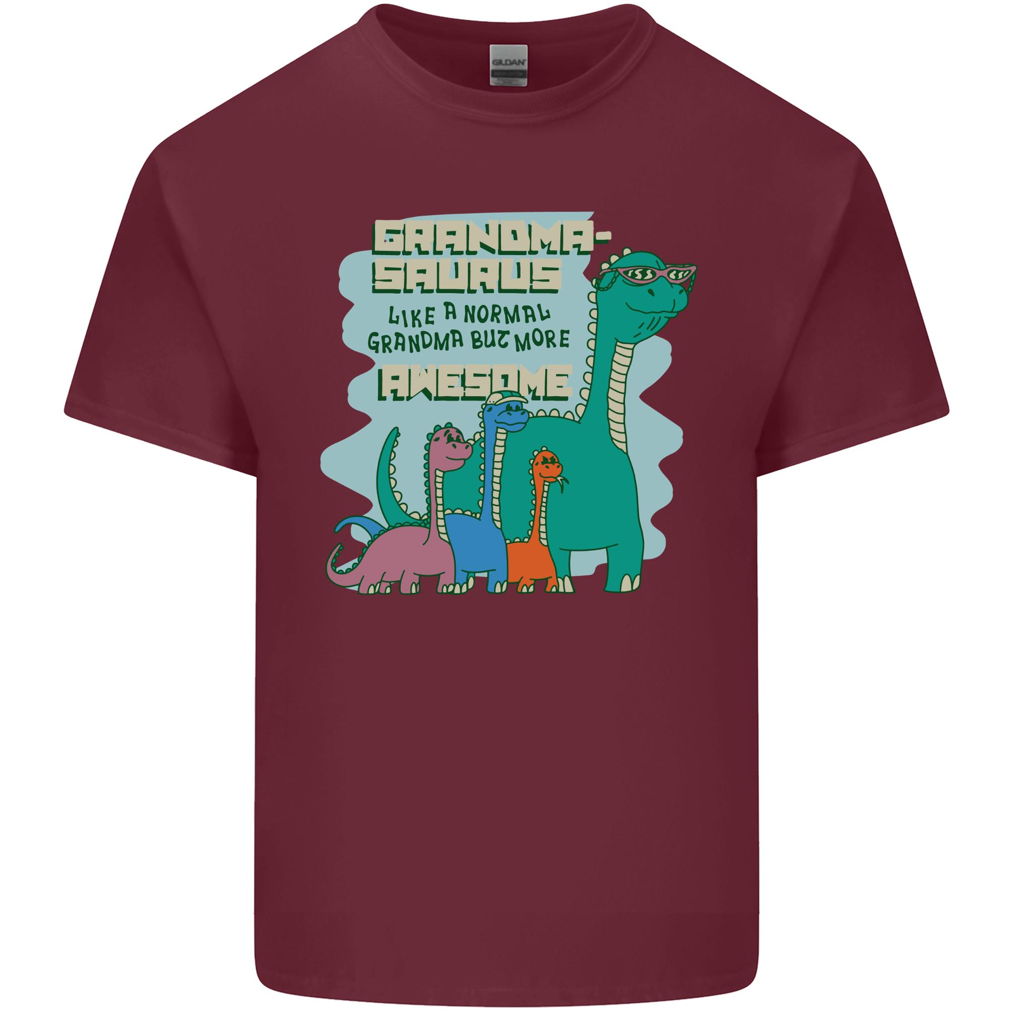 Grandmasaurus Funny Dinosaur Grandkids Unisexs Light Cotton TShirt S