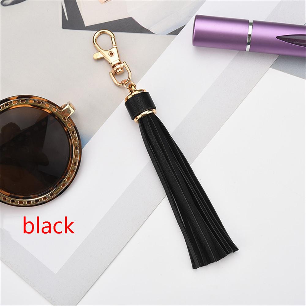 

Leather Accessories For Bags Tassel Hanging Pendant Ring Holder KeyRing Ornaments Tassel Keychain