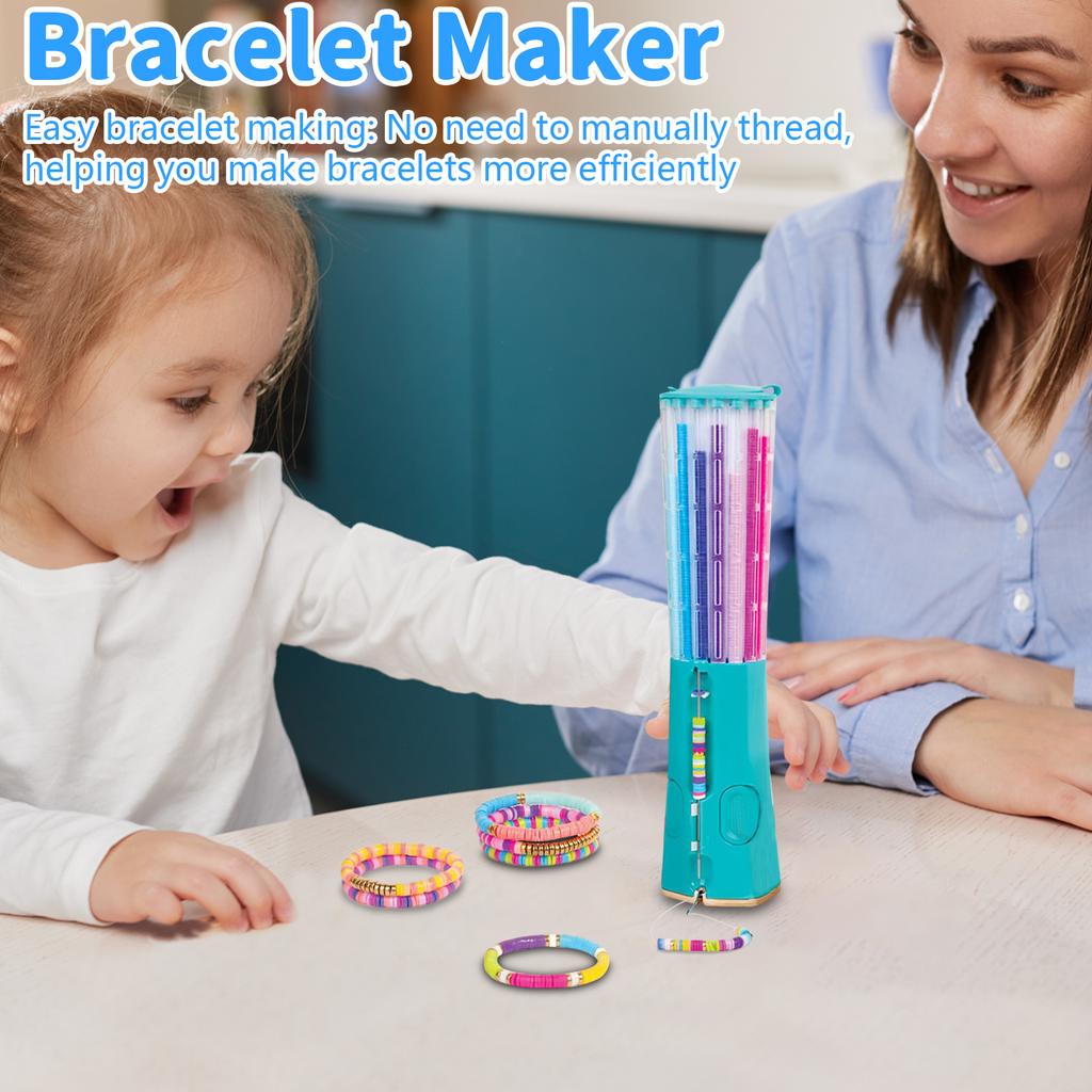 Bracelet Maker Kit – Auto Beading Tool With For Girls Kids Jewelry Craft