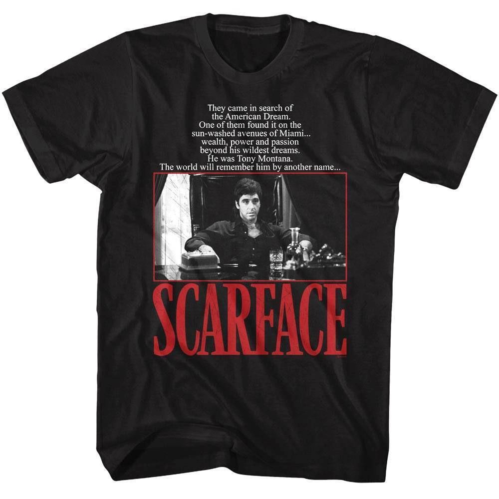 Scarface the World Will Remember Him Men T Shirt S