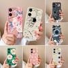 Case For Tecno Pova 5 Pro Floral Pilot Soft Liquid Silicone Camera Lens Protection Anti Drop Back Cover For Tecno Pova5 Pro Capa