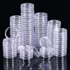 200pcs Coin Container Capsules Clear Clear Convenient