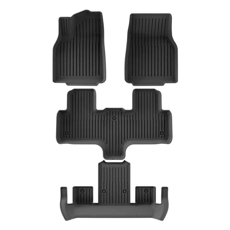 25 Tesla Model YL Floor Mats - Dirt-Resistant, Waterproof TPE Mats
