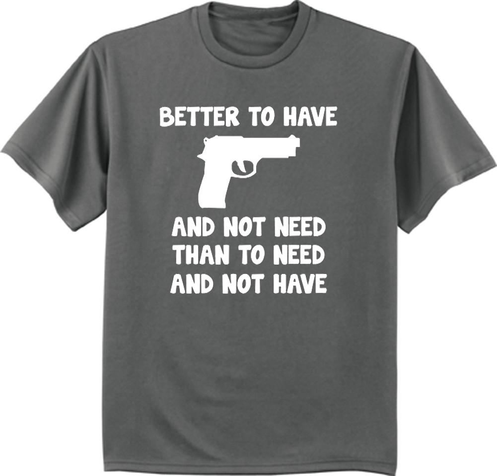 Big and Tall t-shirt 2nd amendment right to bear arms gun concealed carry tee XXL
