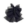 French Elegant Banana Clip with Mesh Bow for Women