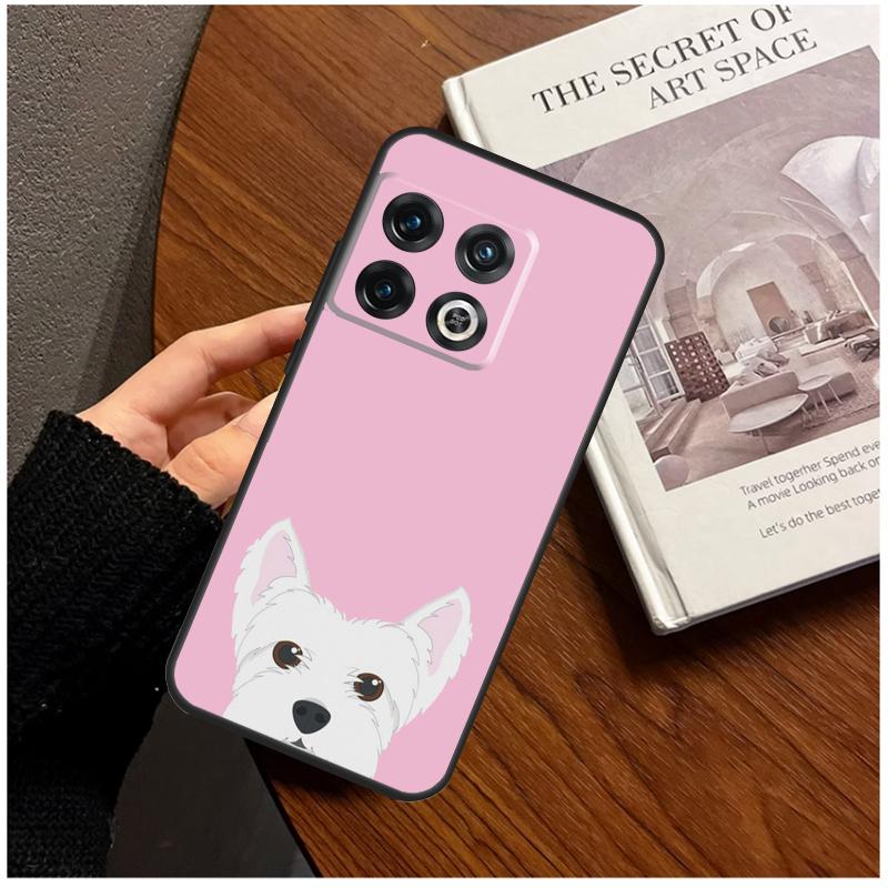 Cartoon Westie Dog For OnePlus 15 13 12 11 13T 10T 8T 10R 12R 13R Case For OnePlus Nord 5 CE 3 2 4 Lite N20 N30