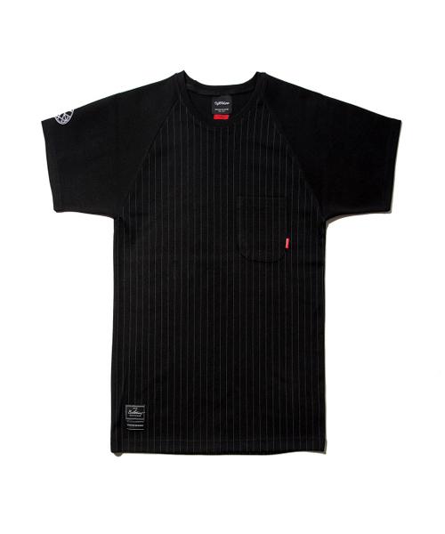 Eight Volume Ev Baseball Raglan Tee (Black) Black/L