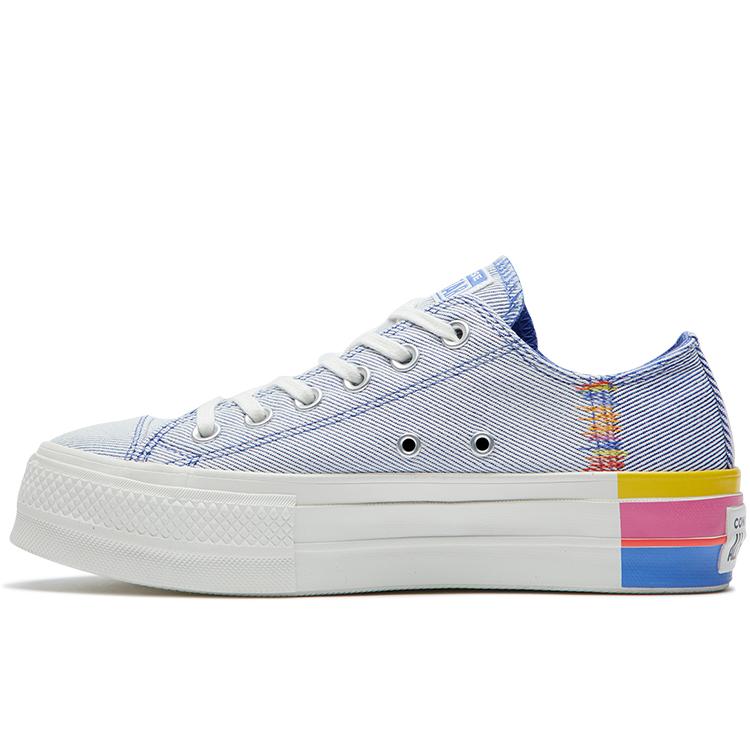 

Chuck Taylor All Star Wmns Converse Lift Low Ranbow - Ozone Blue Women s 564993C 37.5