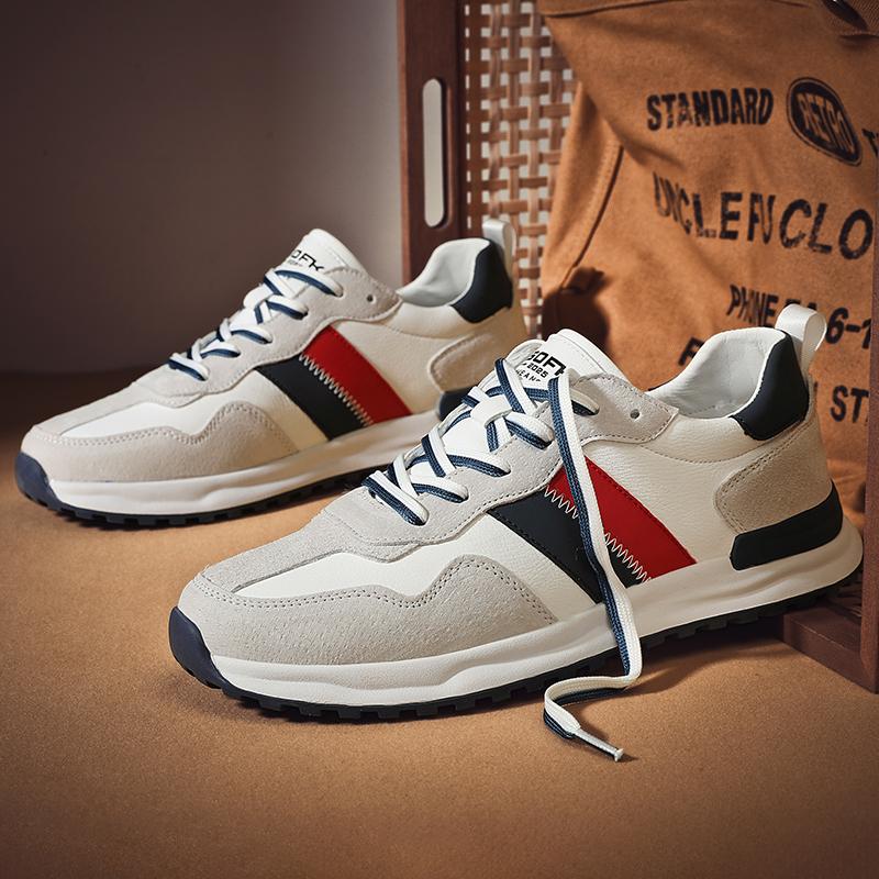 Herren-Freizeit-Sportschuhe sind trendig, vielseitig und bequem. Die koreanische Version der Forrest Gump-Schuhe ist leicht zu kombinieren.