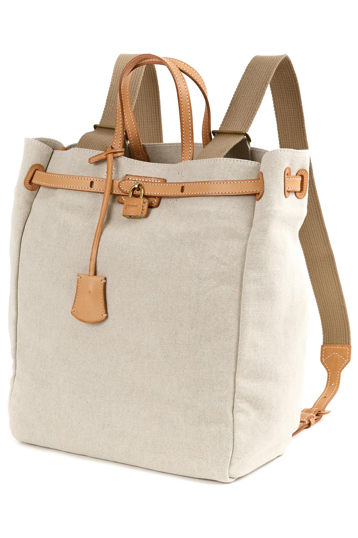 

Genten Women s Backpack, Ivory, GE-44605-07
