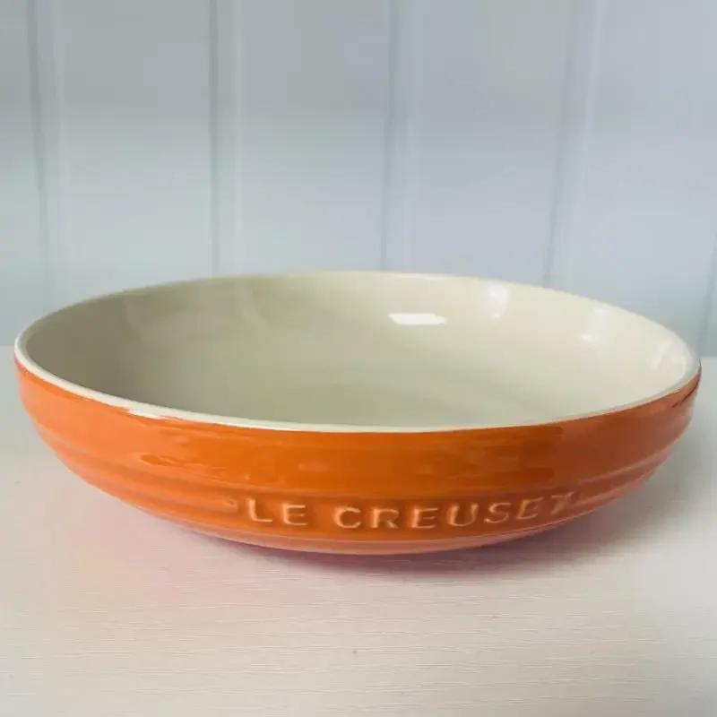 Francouzský 8palcový hluboký talíř na smaženou zeleninu s hlubokým dnem 20 cm průměr Výška 5,5 cm Jídlo Domácí nádobí