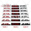 Car Styling 3D Metal Chrome Zinc Alloy Adhensive Emblem 2.0L 2.2L 2.3L 2.4L 2.5L 2.7L 2.8L Body Trunk Fender Badge Accessory