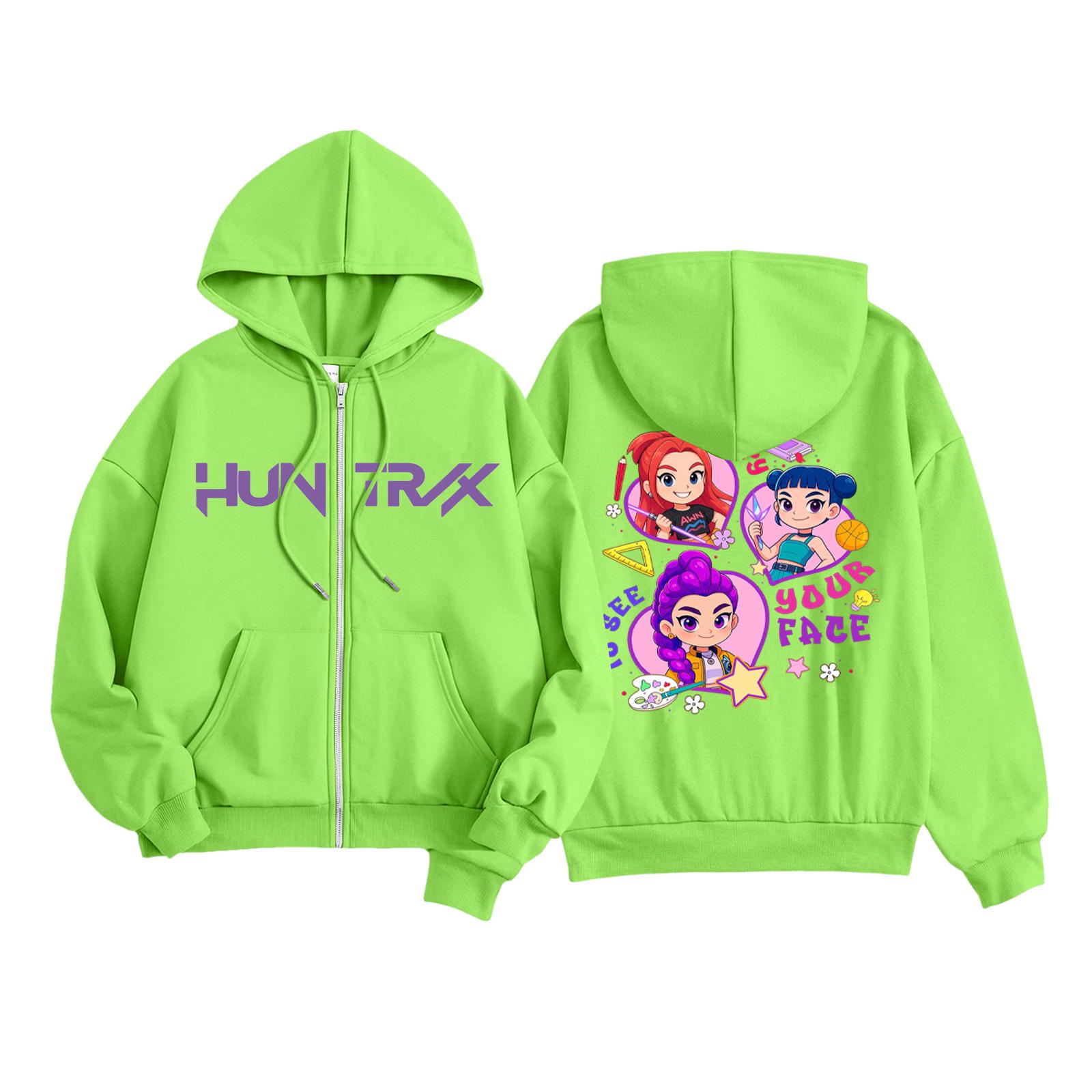 

Kids Fashion Women s Lightweight Long Sleeve Zipper Hoodie Printed Hoodie With Pockets 100