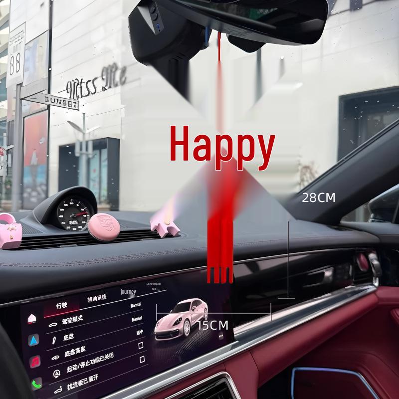 Wedding Car Decoration Set: Ribbons, Flowers, Mirror Arrangements, Double Happiness Stickers