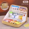 Large Capaci Medicine Bag for Men Women First Aid Kit with Zip Sort Outdoor Travel Essential Storage Pouch Mini Tote Capsule Bag
