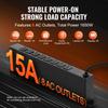 SucceBuy 1U PDU 8/10/12 Outlets 110-125V/15A Rack Mount Power Strip Fits Standard 19 Server Racks Ideal for Home and Office