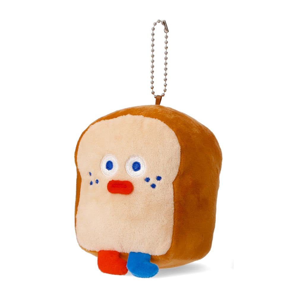 Branch Brothers "Toast" Plush Mascot Keychain Fluffy and Cute BRM-PMC