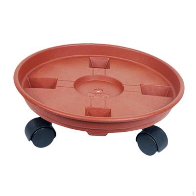 Flower Pot Rack with Wheels for Convenient Plant Transport
