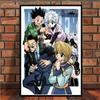 Classic Japanese Anime Canvas Painting Hunter X Hunter Posters and Prints Abstract Wall Art Pictures for Kids Living Room Decor