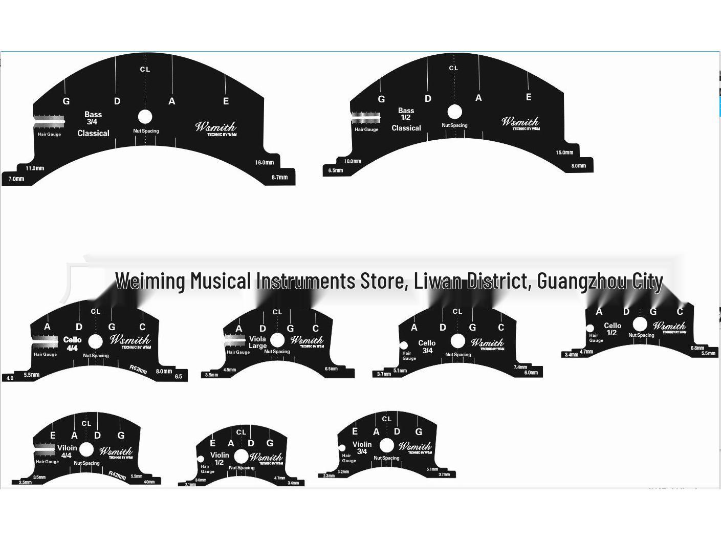 

Enhanced Violin Bridge Carving and Assembly Tool Set for Small and Medium Violin Making New Violin 3/4
