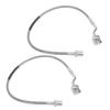 2PCS Front Brake Lines 89370 Improved Driving Performance Metal Strong Structure for 1500 2500 3500 HD Vehicle Models