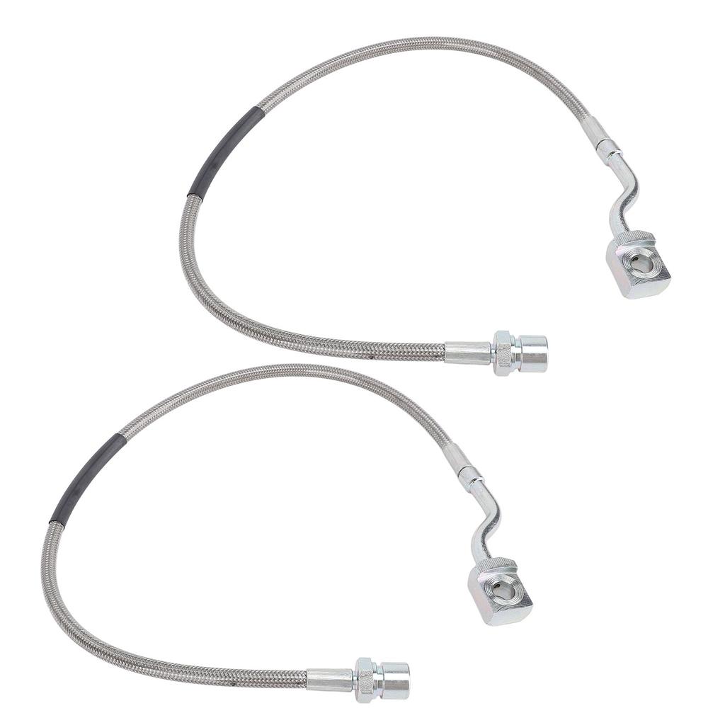 2PCS Front Brake Lines 89370 Improved Driving Performance Metal Strong Structure for 1500 2500 3500 HD Vehicle Models