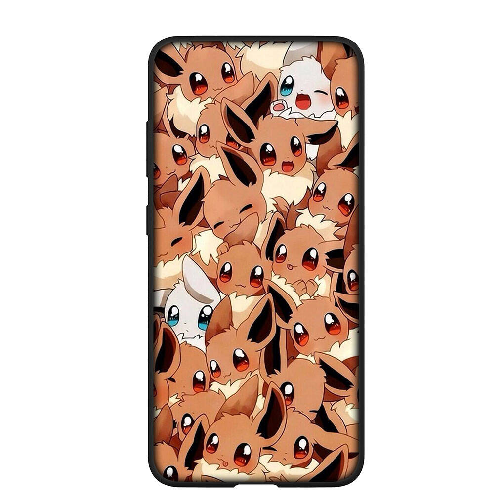 Telefoonhoesje voor Samsung Galaxy S25 S23 S22 S24 Ultra FE Plus A05 A06 A15 A16 A36 A37 A35 A52 A54 A55 A56 A57 A25 A53 A17 Eevee Pokemon GO Pikachu Cover