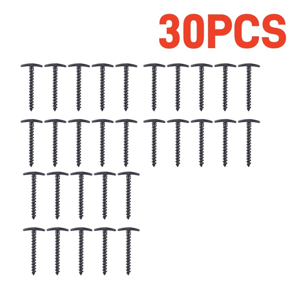 10/20/30pcs Tent Pegs Ground Nails Outdoor Camping Peg Screw Anchor Stakes Hiking Tent Pins Windproof Tent Accessories