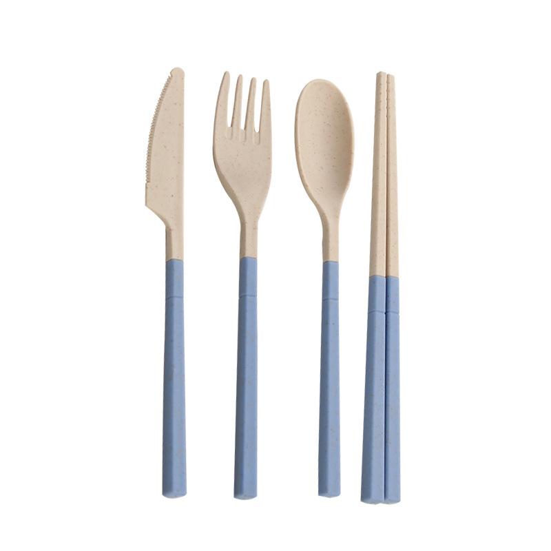 Portable Folding Cutlery Set for Outdoor Use Knife Fork Spoon and Chopsticks