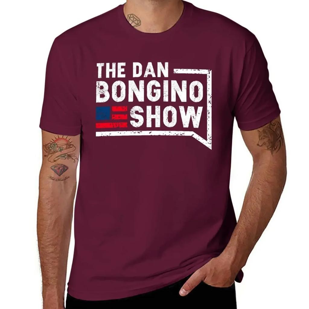 Dan Bongino For Fans T-Shirt Cute Tops Sports Fans Fruit of the Loom Mens T Shirts