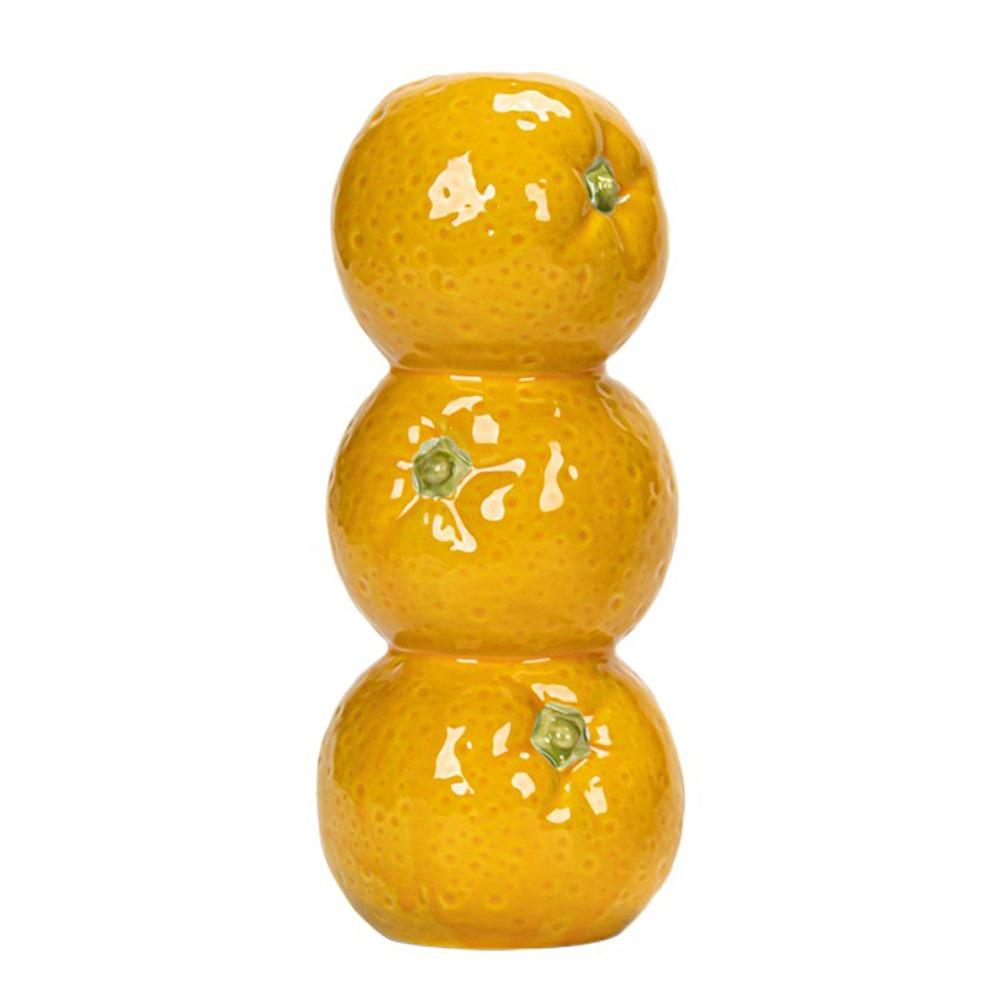

Orange Lemon Watermelon Fruit Vase Nordic Style Desktop Decoration Wedding Decor Orange