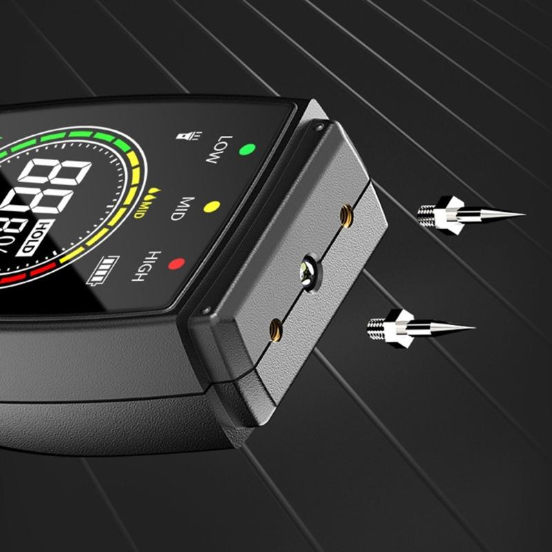 Digital Display Wood Moisture Meter for Wall Floor Building Materials Wood Moisture Inspection Meter with Flashlight