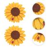 2 Pcs Fall Decor Curtain Buckle Tie Backs for Curtains Magnetic Tiebacks Holdbacks Drapery Sheer