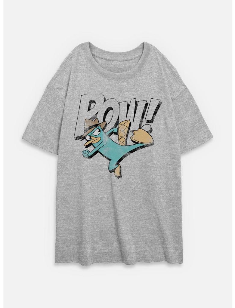 Phineas and Ferb POW Agent P Womens Oversized T-Shirt