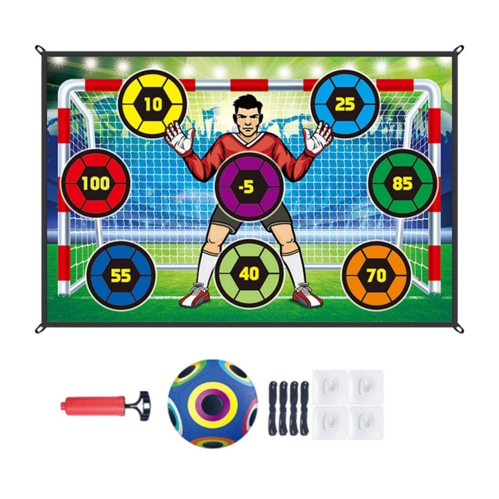 Children Soccer Skills Trainer Mat with ABS Rings for Youth Sports Activities