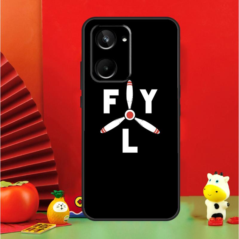 aircraft Airplane fly travel For Realme 15 Pro GT7 GT6 10 11 12 13 14 Pro Plus C67 C63 C61 C55 C51 C53 C35 C75 C65 Case