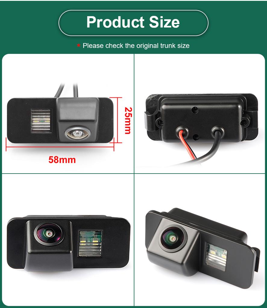 CCD AHD 1080P Night Vision Car License Plate Light Rear View Camera For Ford Focus Hatchback Fiesta Mondeo S-MAX 2008-2014