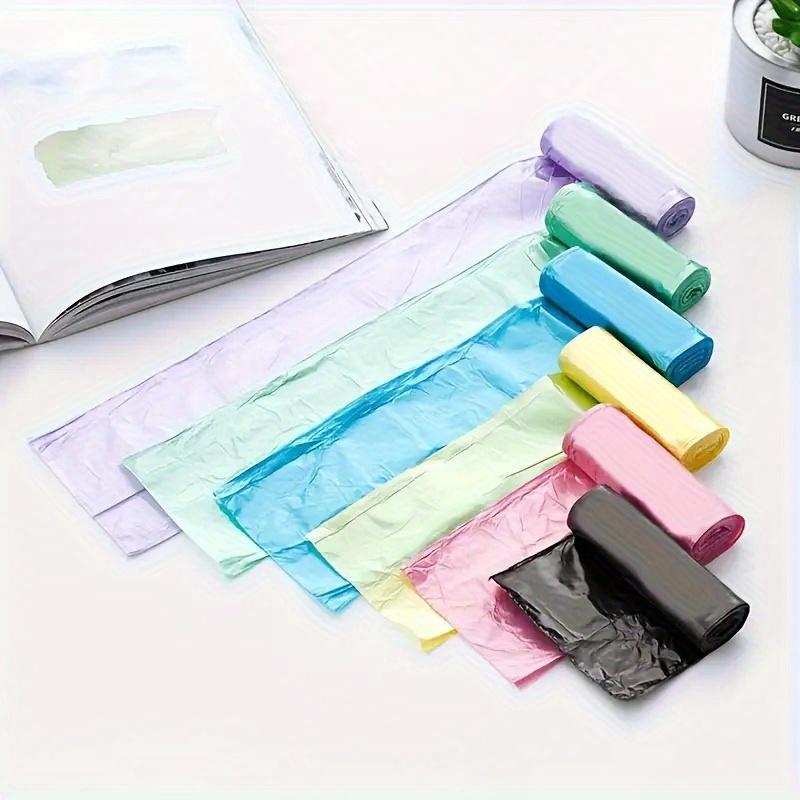 5 Rolls of 100 Disposable Trash Bags - Perfect for Home, Kitchen, Office and Restaurant Cleaning, Essential Household Cleaning Supplies