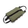 Multipurpose Roll-Up Tool Bag and Wrench Organizer with Shoulder Strap and Zipper Closure