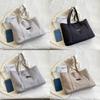 Canvas Tote Bag For Women With Zipper Closure And Internal Pockets For Casual Outings