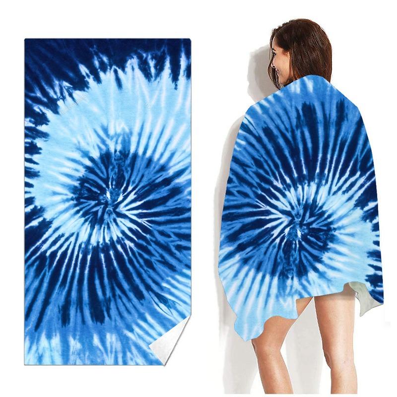 Tropisches Aloha Sommer Strandtuch Polyester Schnelltrocknend Sandfrei Schwimmbad Badehandtuch Für Damen Mädchen Pool Surfen Reise Urlaub