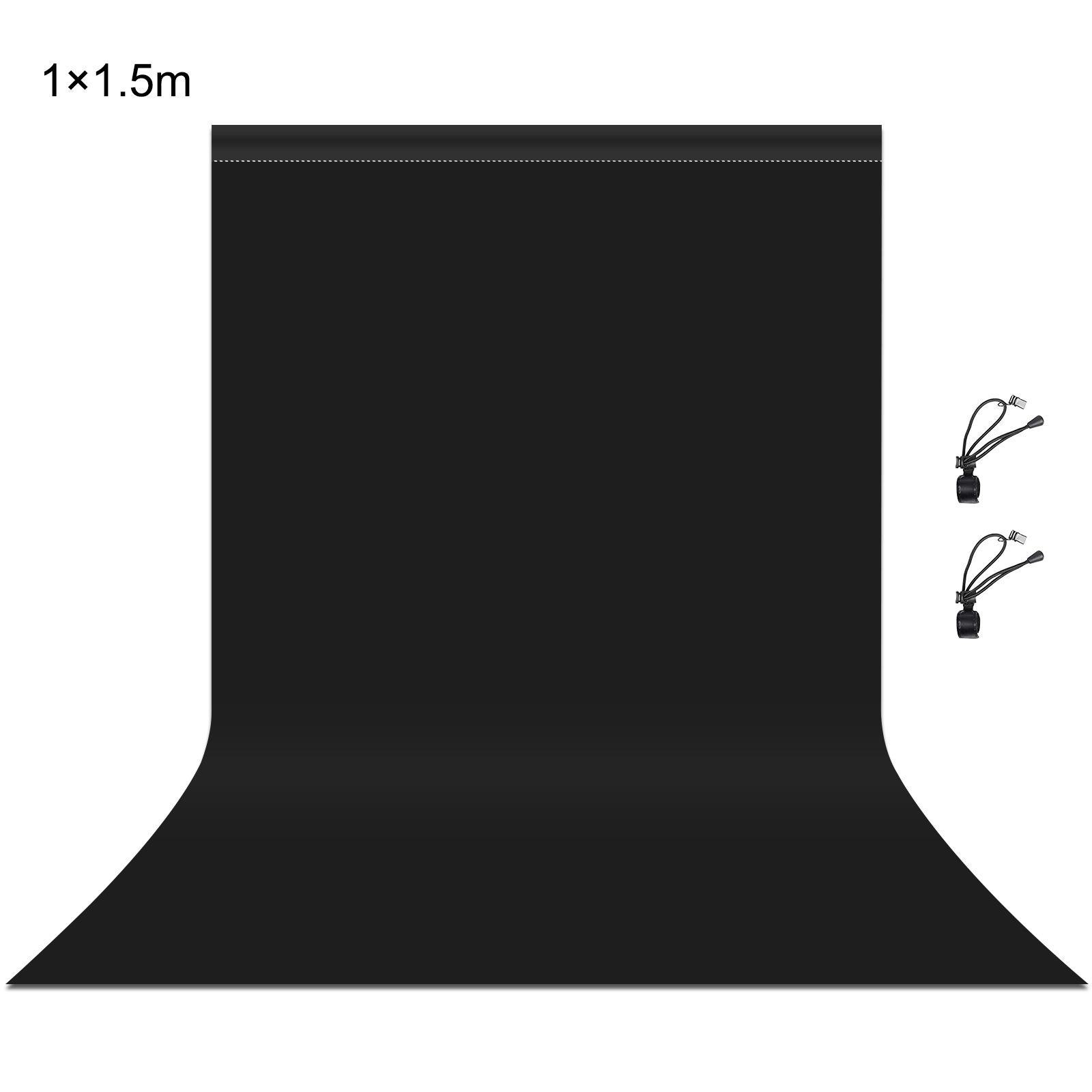 

Зеленый фон для фотосъемки в студии и портретов PULUZ 3*6 м - ткань для вырезания 1 x 1.5m PU5215B чёрный