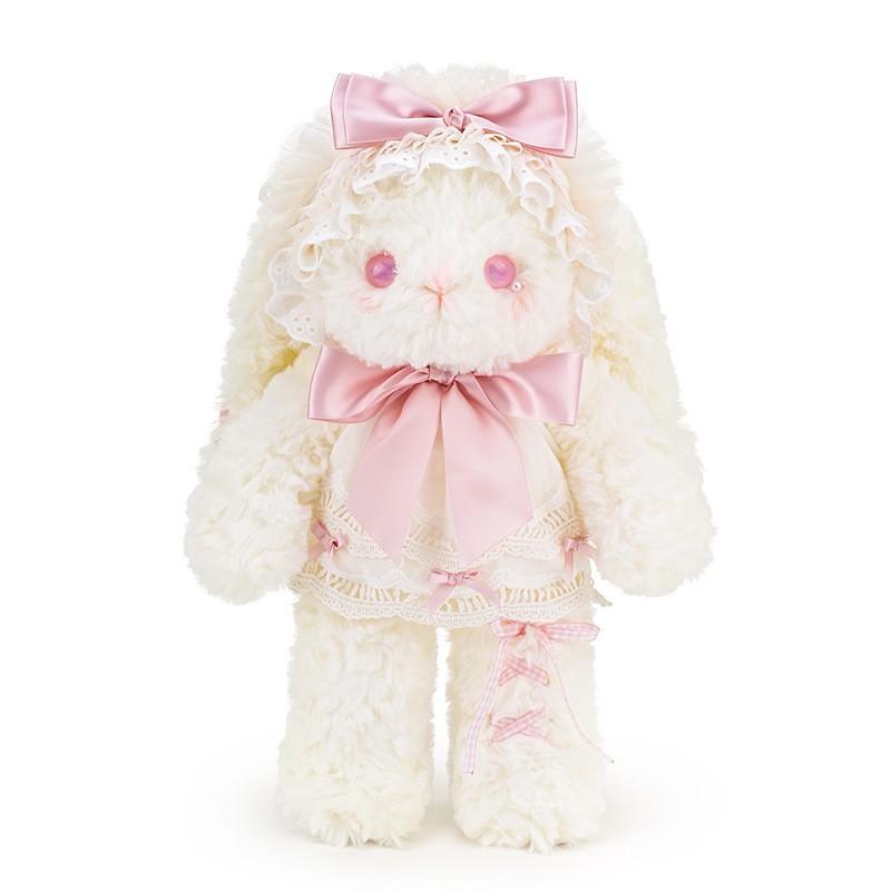 Plush Rabbit Doll In Lolita Style Soft Stuffed Toy Girls Women Birthday Gift 40cm 60cm 90cm Pink Burgundy Blue