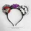 Halloween Cat Ears Pumpkin Spider Headband Hair Clip Cosplay Party Performance