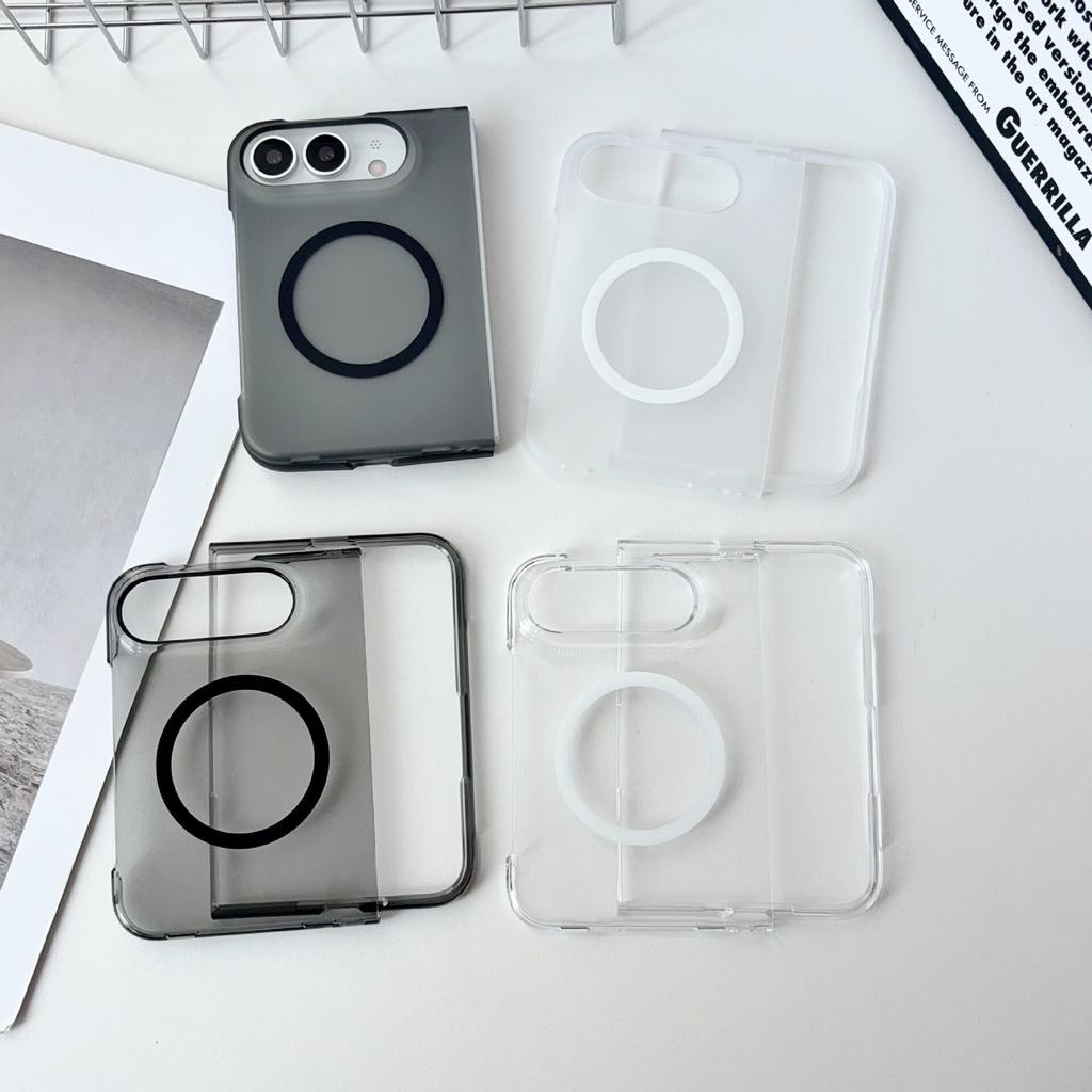 Dotyczy obudowy na składany telefon komórkowy iPhone11Ultra, lodowy matowy, magnetyczne zamknięcie, Apple FOLD, odporna na upadki, przezroczysty PC