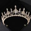 Gold Crystal Tiaras and Crowns Headband Rhinestone Prom Diadem Crown Bridal Wedding Hair Accessories Jewelry Crown Tiara Gift