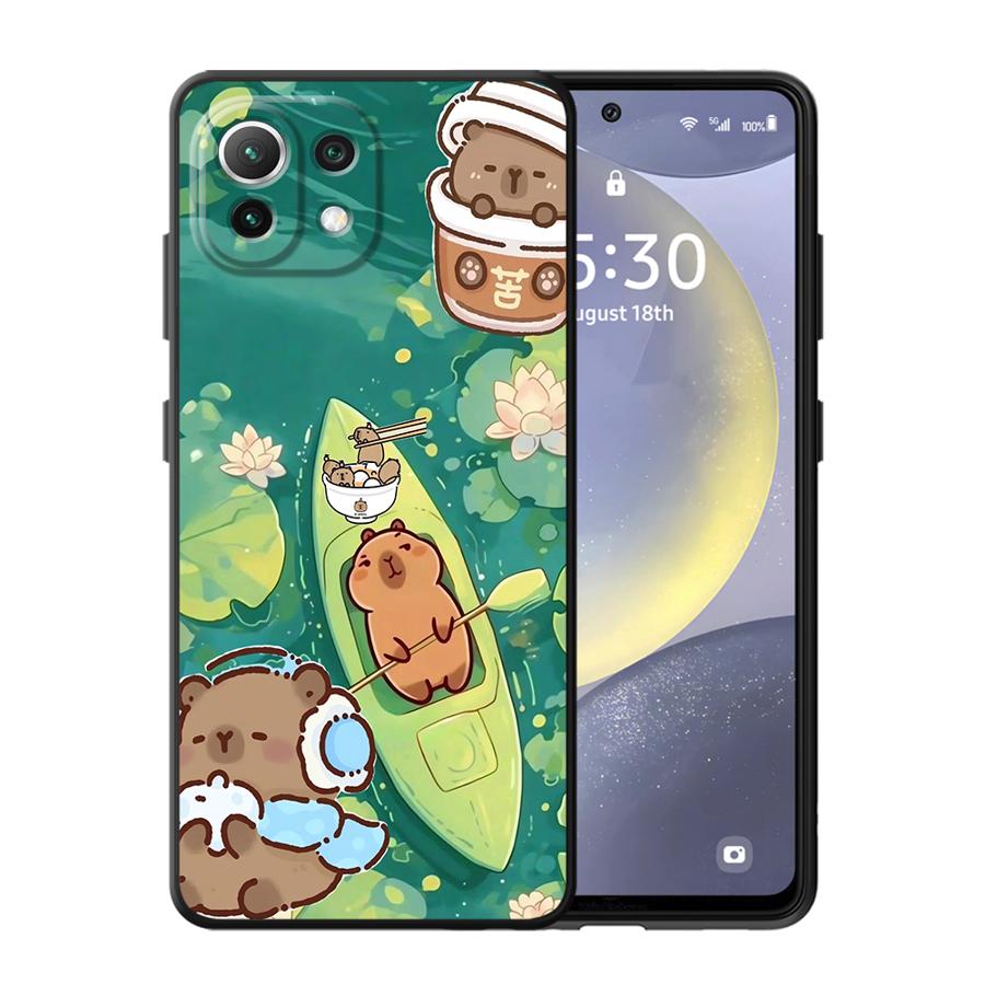 

Cute Capybara Funda Phone Cover Case for Xiaomi Mi 14 13 Lite 12T Pro 15 Pro 12 11 11T 12X 10T Xiaomi 11T